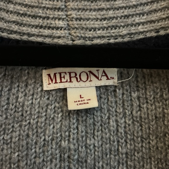 Merona women’s open cardigan with Aztec design size L - Picture 2 of 6